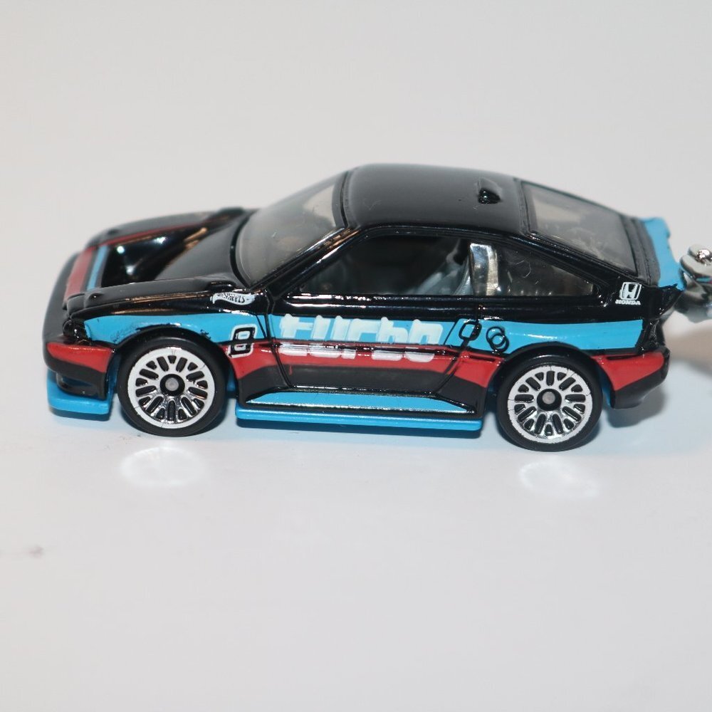 Hot Wheels Speed Graphics 1985 Honda CUSTOM keychain